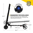 Swagtron Swagger 2 Plus Foldable Recreational Electric Scooter F  Adults   Teens