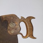 H Disston   Sons Vintage Saw No  7 26 In 8 Ppi  Hand Saw Large Rip Saw Handle