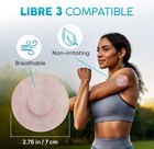 Freestyle Libre 3 Sensor Covers     50 Libre 3 Patches  Long-lasting  No Glue On C