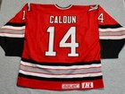 1994-95 Kansas City Blades Ihl Game Worn Used Hockey Jersey Jan Caloun W coa