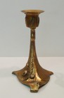 Art Deco Style Candlestick Art Nouveau Style Bronze