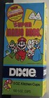 Vtg 1989 Nintendo Super Mario Bros 5oz Dixie Cups   2 Paper Cup Holders - Read 