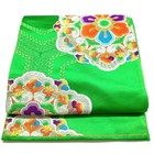 4518  Japanese Vintage Fukuro Obi Belt Kimono Fabric Silk Traditional Embroidery