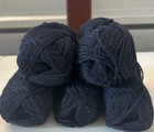 Lot 5 Skein Cakes Peru Sport Soft Alpaca Wool Yarn Mix 8 7oz 240g 2018 Deep Blue
