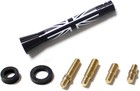 3-inch Black white Union Jack Theme Short Antenna Compatibl Color  Black white