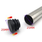    10-114 Mm Round Tube Hole Plug Plastic End Caps Tubing Glide Tips Insert Black