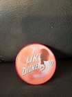 Vintage Lenticular Button   Pin  Disneyland  Mickey Mouse 