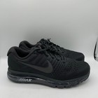 Nike Air Max 2017 Shoes Mens Size 10 Triple Black Athletic Sneakers