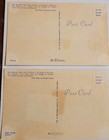 2 Vintage Corn Palace Mitchell South Dakota Postcard Postcards Unused M8