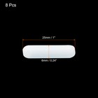 8 X Magnetic Stirrer Mixer Stir Bar Rod 25mm 1  Cylinder Shape Ptfe Coating