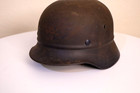 Original Wwii German M40 Stahlhelm Helmet   Liner   Size 64   Quist Q Lot 8742