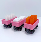Wooden Railway  Compatible Pink  Cargo Trains  Custom Made Thomas   Friends Brio