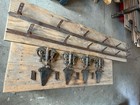 4 Antique Cast Iron Barn Door Rollers  Architectural Salvage Vgc