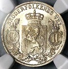1899 Ngc Ms 64 Norway 25 Ore Oscar Ii Silver Kongsberg Mint 600k Coin  25062904c