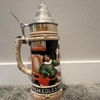 King-werk Germany Lidded Beer Stein Breweriana Theme German Werstein