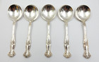 Vintage Set Of 5 1847 Rogers Bros Xs Triple Silver Plated Soup Spoons 5-1 4 