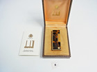 Working Dunhill Rollagas Lighter D Mark Tortoiseshell Brown Box   Flint  b118