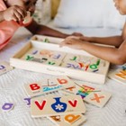 Melissa   Doug Abc Picture Boards     13 Double-sided Boards   52 Wooden Letters