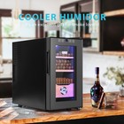 23l Electric Cigar Humidor Cabinet W  Spanish Cedar Wood Shelves  150 Capacity