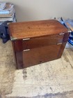 Hammacher Schlemmer   Co  Machinist Tool Chest Box 120 Oak
