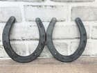 New Unused St Croix Forge 2 Lite Steel Pair Horseshoes 5 5  X 5 25  Lucky