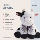 Lil  Gilly Cow Plush 12  Cute Fluffy Stuffed Animal