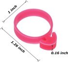 30 Pcs Pastry Bag Ties  Silicone Icing Reusable Piping 5 Color 