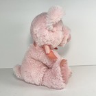 Russ Berrie   Co Shining Stars Pink Pig Sitting Bean Bag Plush Stuffed Toy 8   