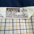 Vintage Montgomery Ward Permanent Press Pajama Shirt Long Sleeve Size Large Nos