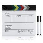 Acrylic Film Clapboard 10 5x11 7inches - Director Clapper Board With 2