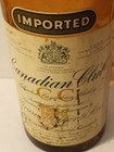 Vintage Canadian Club Blended Whisky Bottle 1974 One Liter Empty Barware