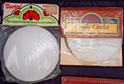Lot Of 88 Plastic Canvas Circles   Squares White   Clear New Unused Sizes Listed