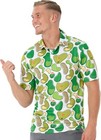 Men s Royal And Awesome Green Golf Shirt Dance Floors Performance Polo S     Xxl