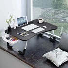 Adjustable Laptop Tray Lap Desk Stand Foldable Bed Table Notebooks Tray Cup Slot