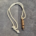 Vintage Brass Bronze Whistle Train Police Metropolitan
