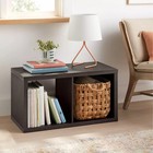 2 Cube Organizer Black Oak - Brightroom
