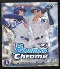 2017 Bowman Chrome Baseball Sealed Hobby Box