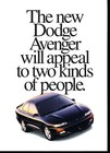 1995 Dodge Avenger Sales Brochure Promo