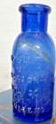 Antique Cobalt Blue Bromo Seltzer Bottle Emerson Drug Baltimore Medicine 4   H