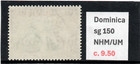 Dominica Qe2 1954-62 10c Green   Brown Sg 150 Nhm um