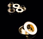 Metal Plane Silver Gold Solid Brass Grommets Eyelets washer 8mm 10mm 12mm 14mm