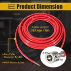 Replace For Flexshaft Cable Assembly 64348 K9-204  5 16 x70ft  For 2 To 4  Pipes