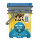 2pack Purina Tidy Cats Instant Action Clumping Cat Litter  Natural  Low Dust  Od