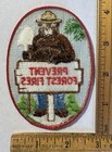 Vintage Smokey The Bear Patch Please Prevent Forest Fires Sign Park Ranger