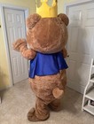 Vintage Burger King Bear Mascot Costume Scollon Productions Full Body Suit Rare