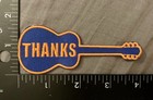 Thanks Guitar Sew-on Patch Unique Custom 1 5x4    Bluegrass Country Americana