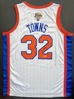 Karl Anthony Towns Kat Signed Autographed New York Knicks Finals Jersey Psa dna