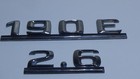 1987-1993 Mercedes Benz 190e 2 6 Hood Trunk Emblem Set