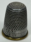 Vintage Brass  Sewing Thimble Gold Base Ring