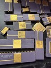145 Grams Gold Capped Gold Leg Ceramic Ic s Cpu s   Gold Recovery Scrap